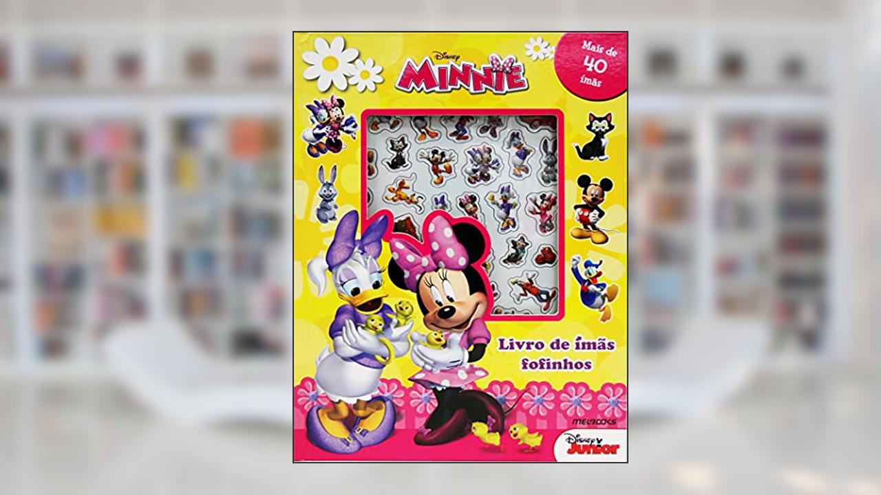 Capa de Minnie: Livro de Imãs Fofinhos, do autor Disney