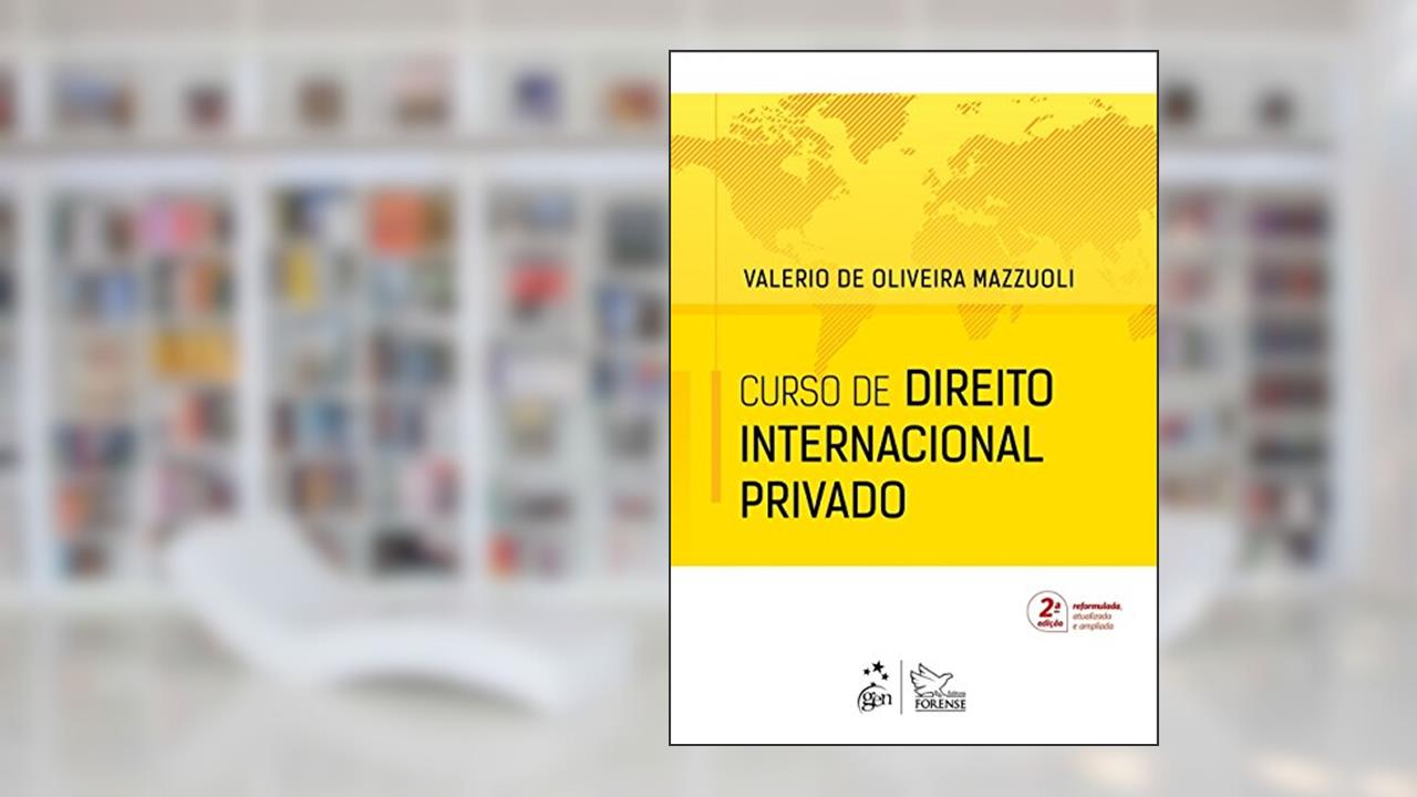 Capa de Curso de Direito Internacional Privado, do autor Valerio de Oliveira Mazzuoli