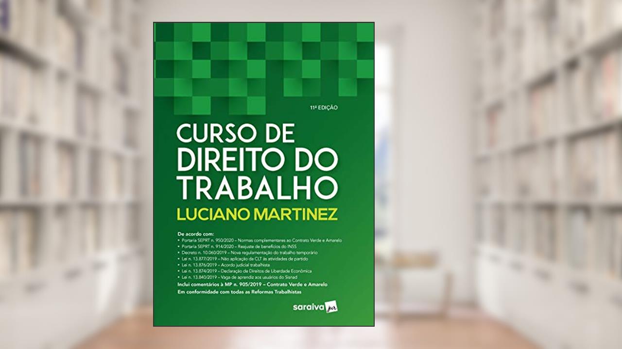 Capa de Curso de Direito do Trabalho, do autor Luciano Martinez