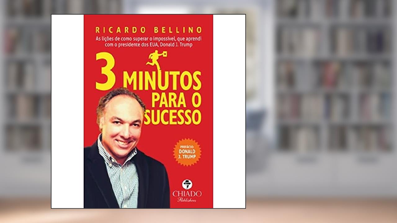 Capa de 3 Minutos para o Sucesso, do autor Ricardo Bellino