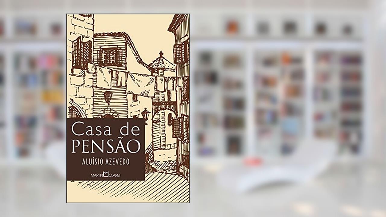 Capa de Casa de pensão: 97, do autor Aluísio Azevedo