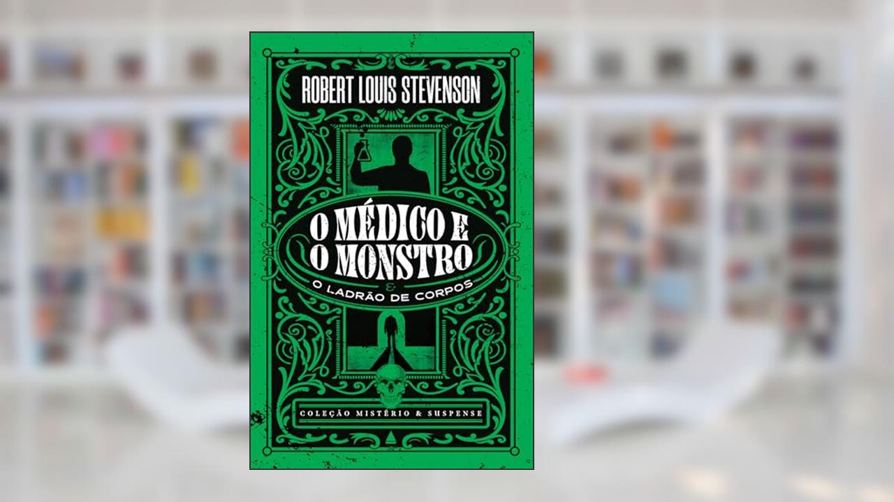 Capa de Coleção Mistério e Suspense - O médico e o monstro: Um clássico da ficção científica e do terror, do autor Robert Louis Stevenson