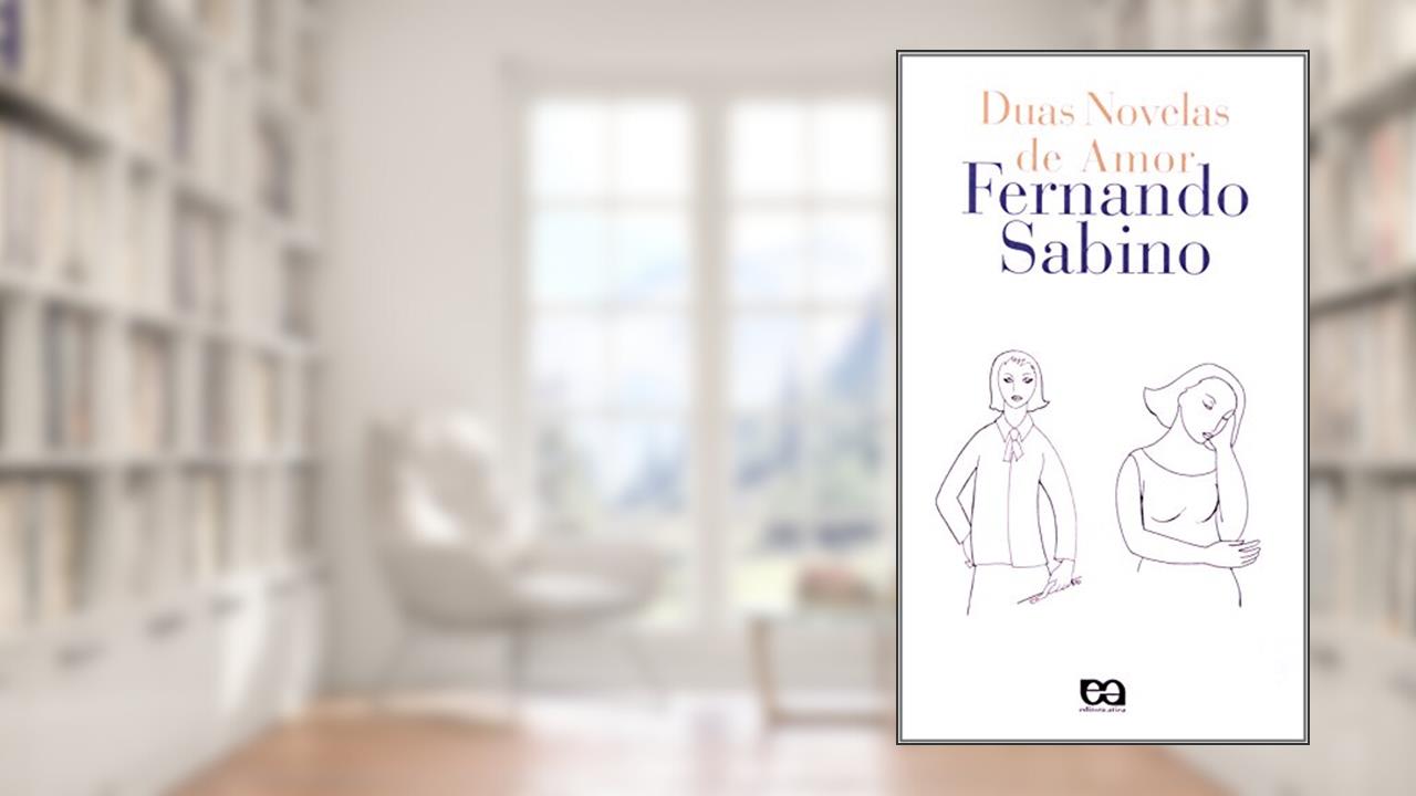 Capa de Duas novelas de amor, do autor Fernando Sabino