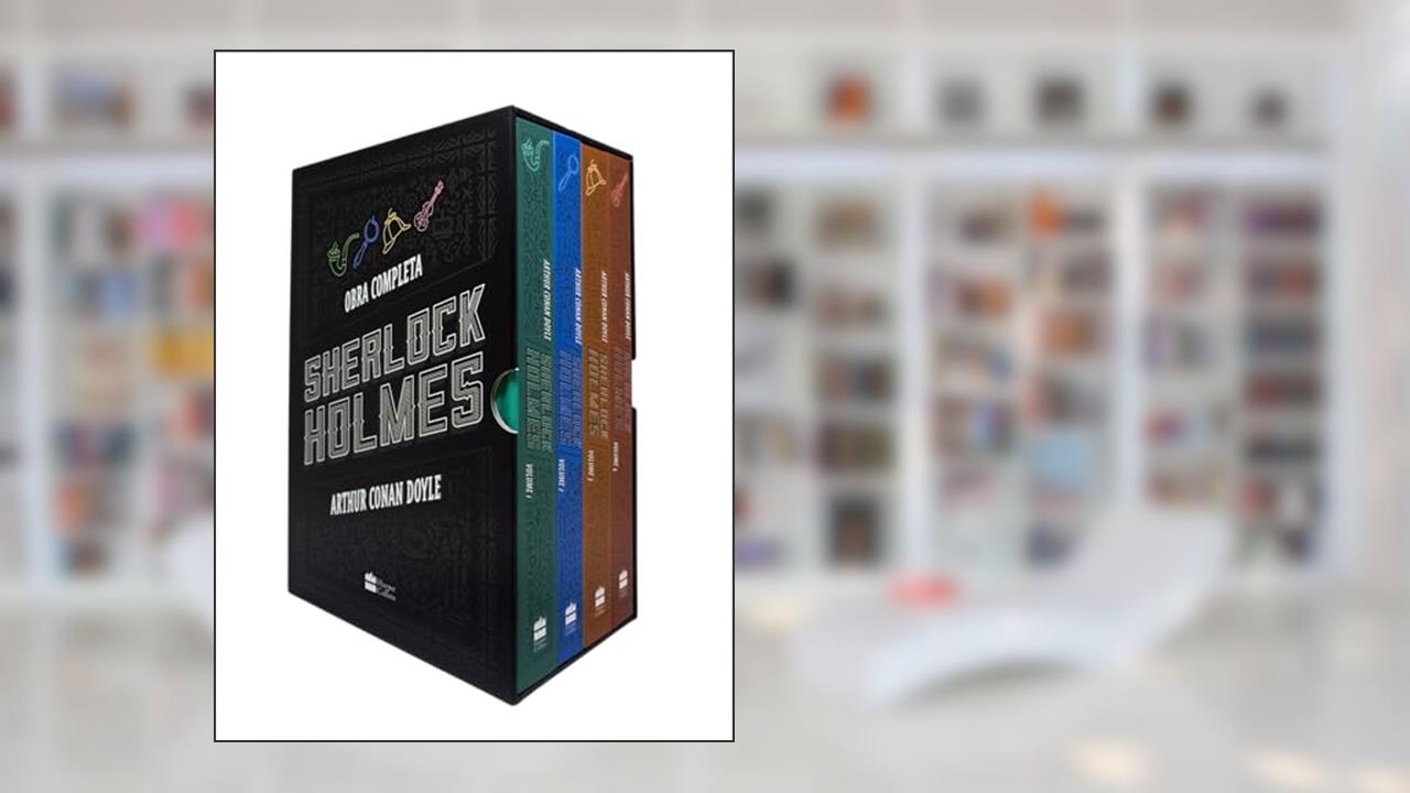 Capa de Box Sherlock Holmes - Obra completa, do autor Arthur Conan Doyle