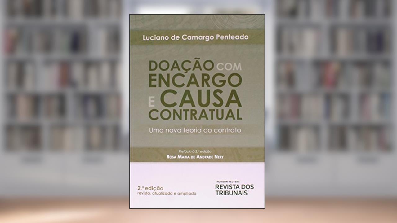 Capa de Doacao Com Encargos E Causa Contratual, do autor Luciano De Camargo Penteado