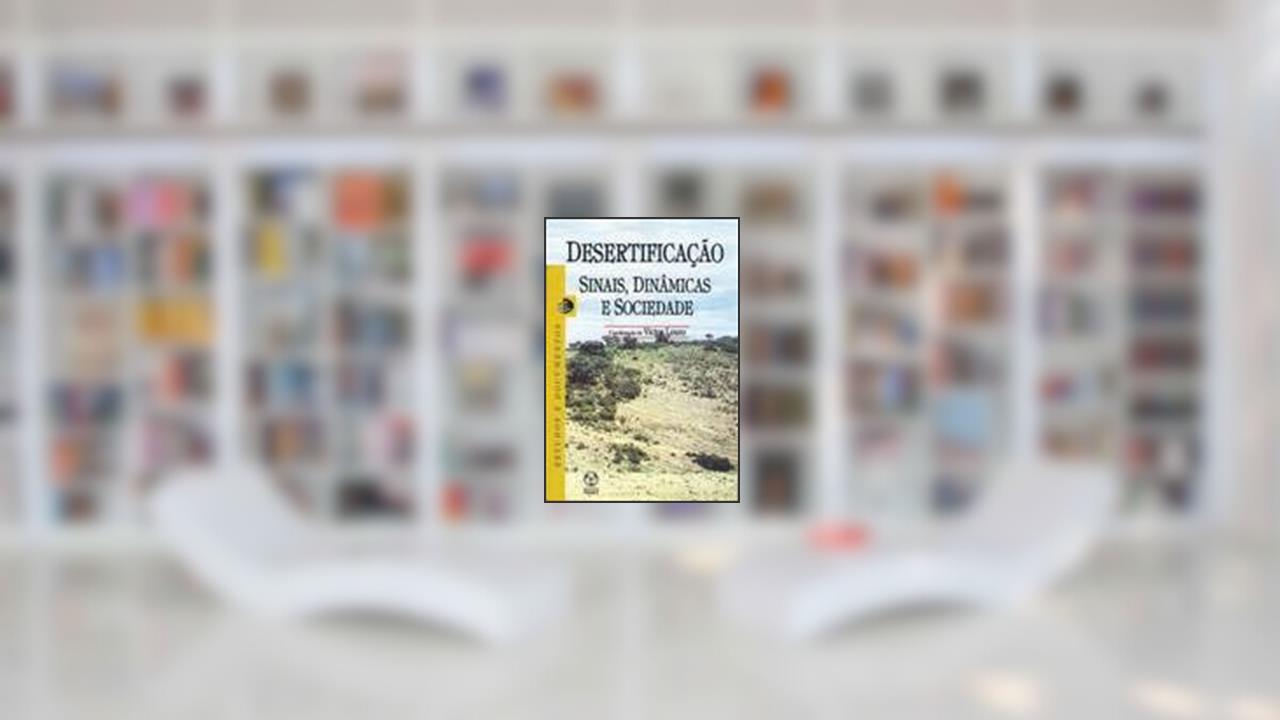 Capa de Desertificação, do autor Victor Louro