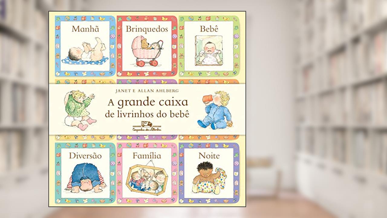 Capa de A grande caixa de livrinhos do bebê, do autor Allan Ahlberg