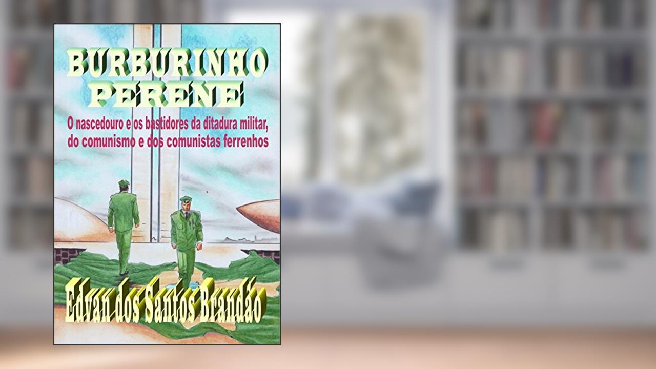Capa de Burburinho Perene, do autor Edvan dos Santos Brandão