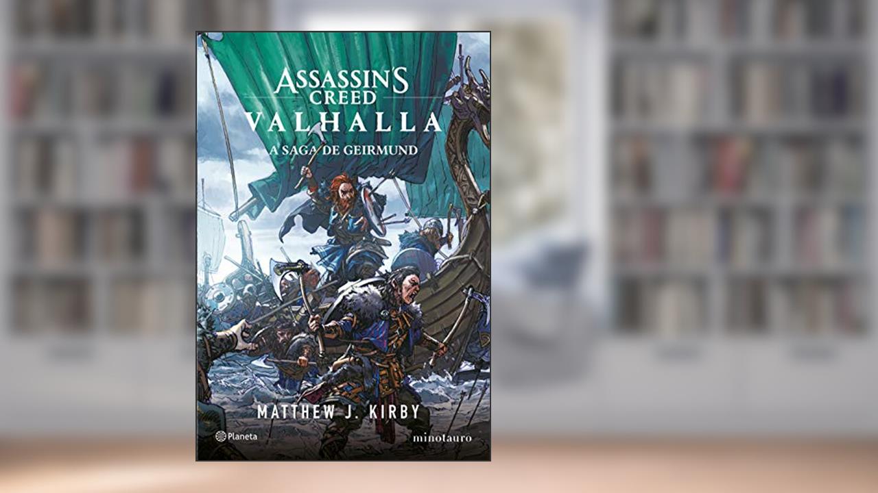 Capa de Assassin's Creed: Valhalla: A Saga de Geirmund, do autor Matthew J. Kirby