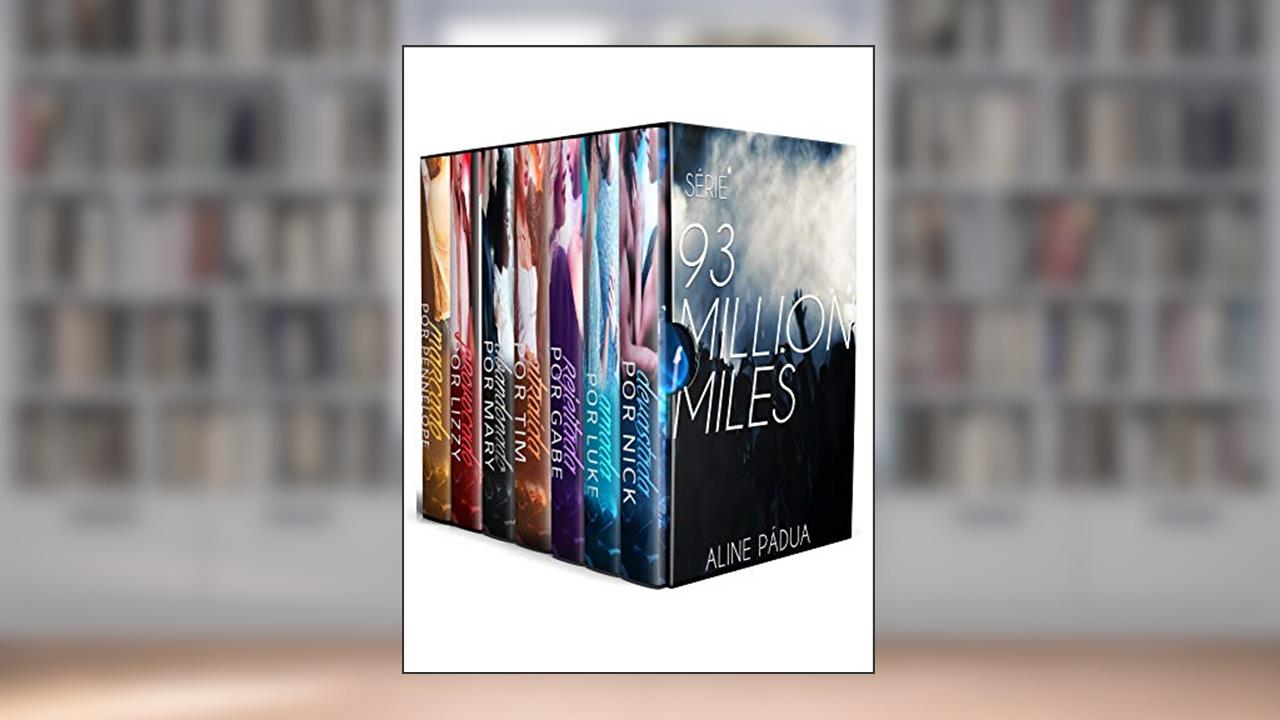 Capa de Box 93 million miles (os 7 livros), do autor Aline Pádua