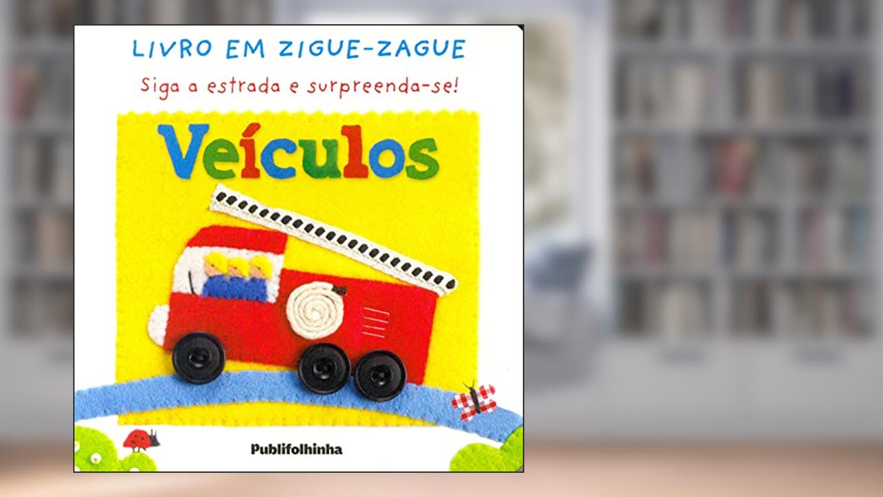 Capa de Livro em Zigue-Zague. Veículos, do autor Vários Autores