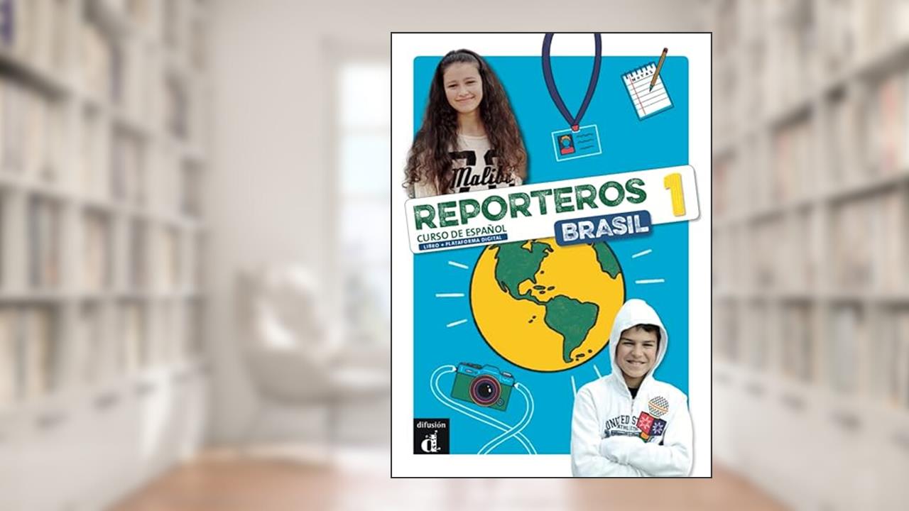Capa de Reporteros Brasil - Libro del Alumno 1, do autor Leandro Sangy