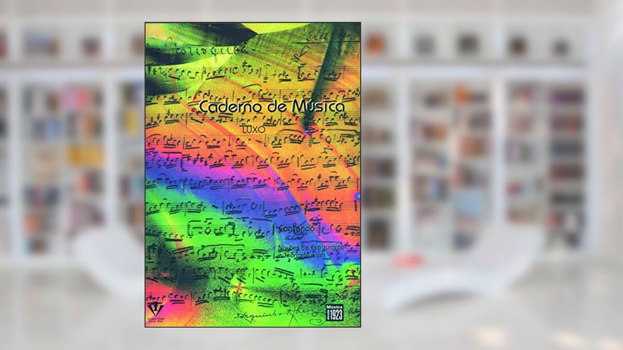 Capa de Caderno de música - 12 pautas, do autor Vários autores
