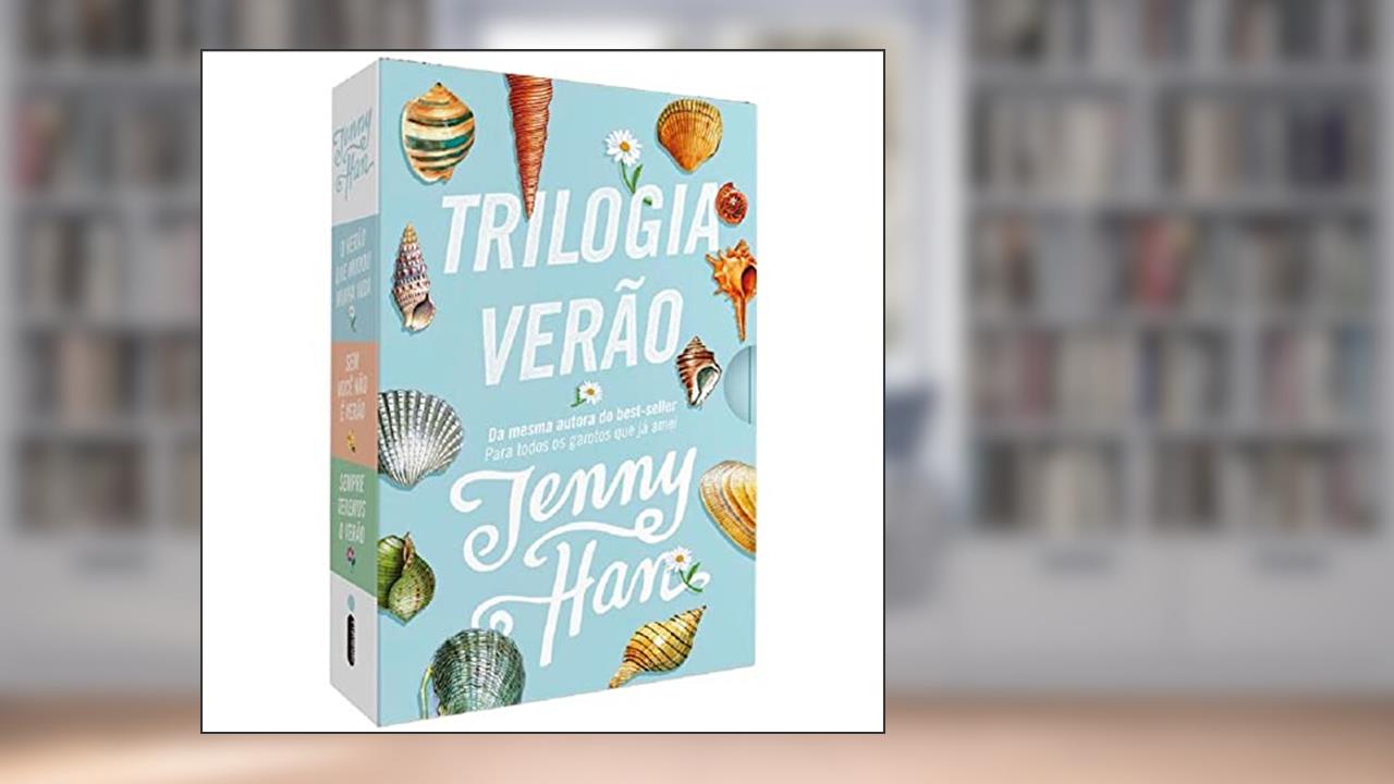 Capa de Box trilogia verão: Box com 3 volumes da coleção, do autor Jenny Han