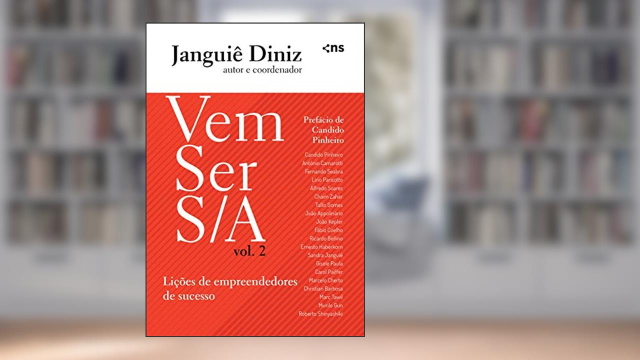 Capa de Vem Ser S/A Volume 2, do autor Janguiê Diniz