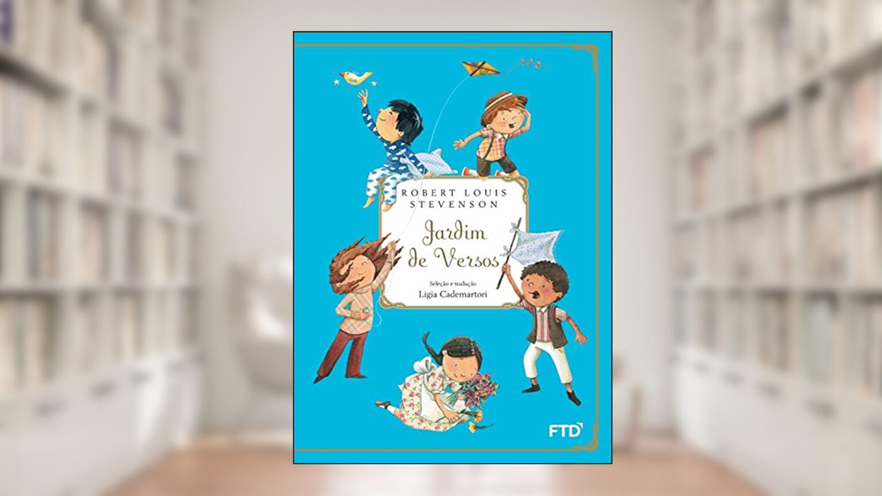 Capa de Jardim de Versos, do autor Robert Louis Stevenson