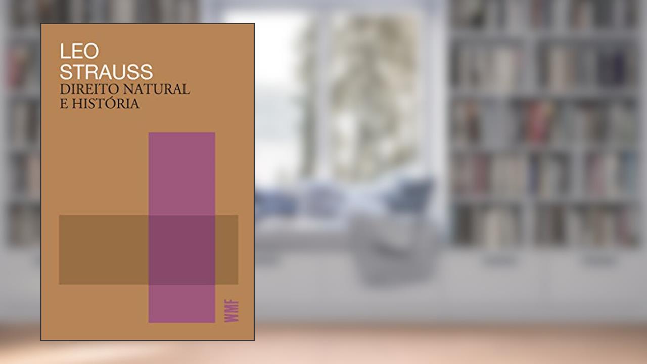 Capa de Direito natural e história, do autor Leo Strauss