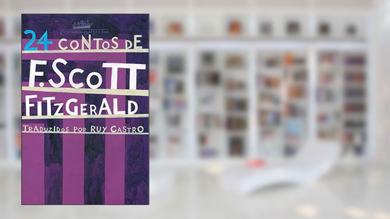 Capa de 24 contos de F. Scott Fitzgerald, do autor F. Scott Fitzgerald