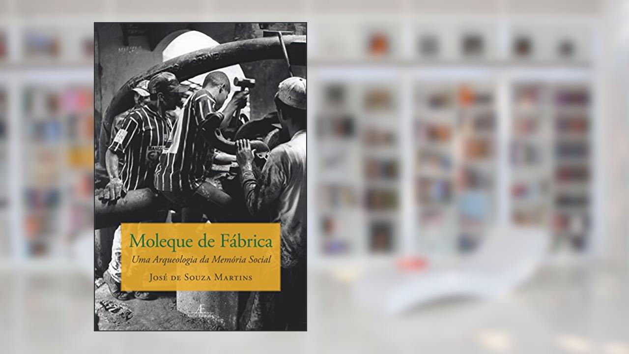 Capa de Moleque de Fábrica: Uma Arqueologia da Memória Social, do autor José de Souza Martins