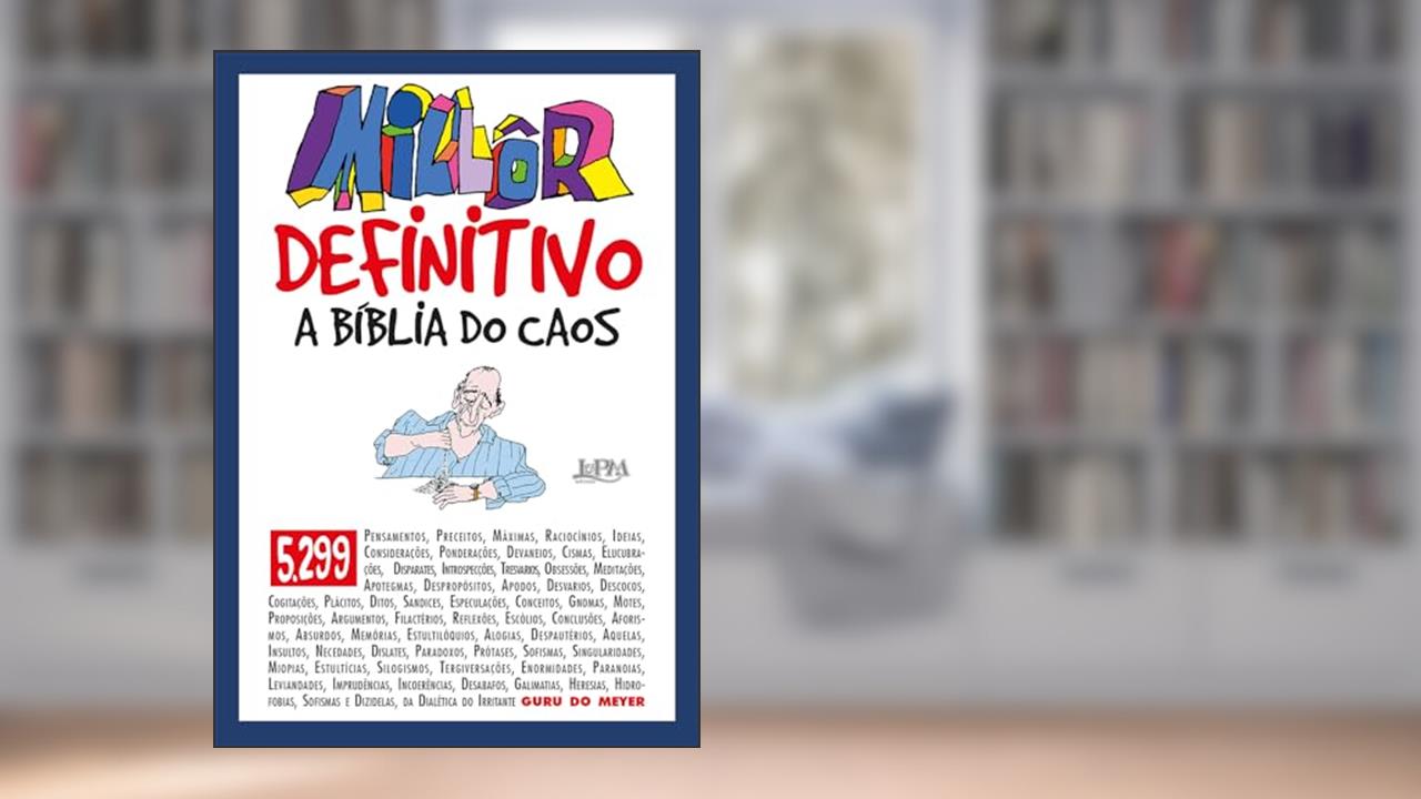 Capa de Millôr Definitivo: a Bíblia do Caos, do autor Millôr Fernandes