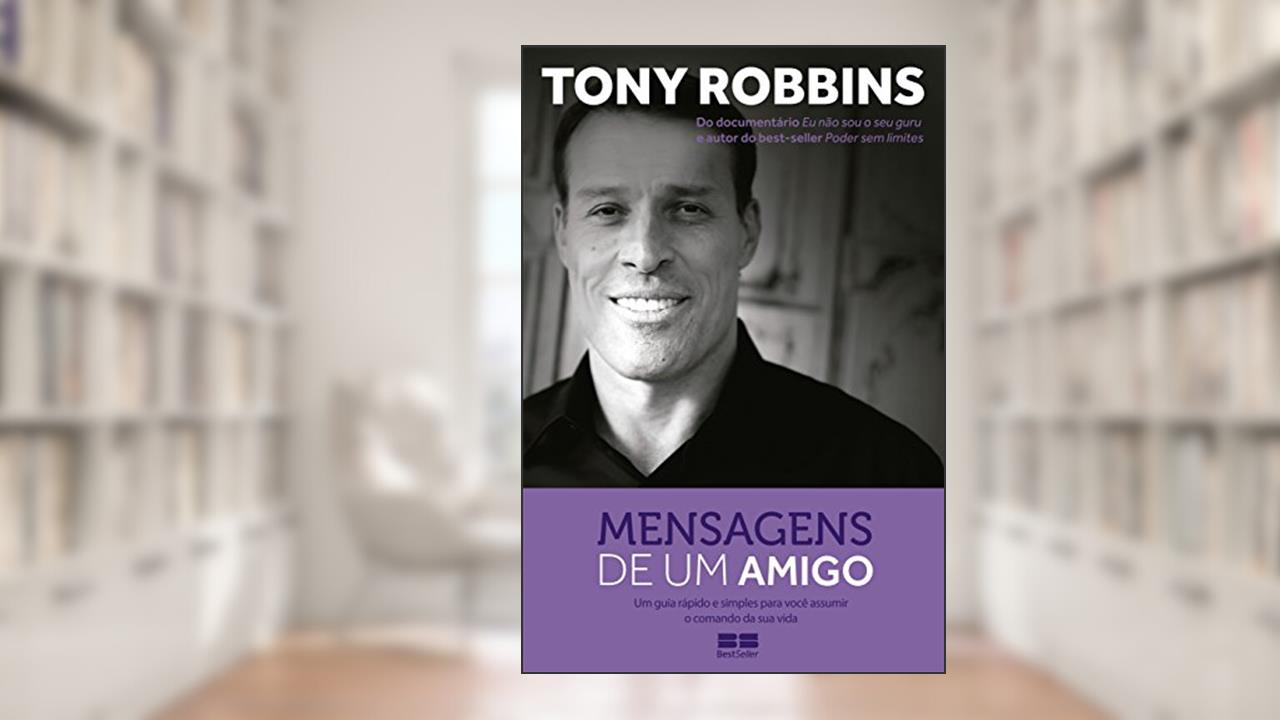 Capa de Mensagens de um amigo, do autor Tony Robbins