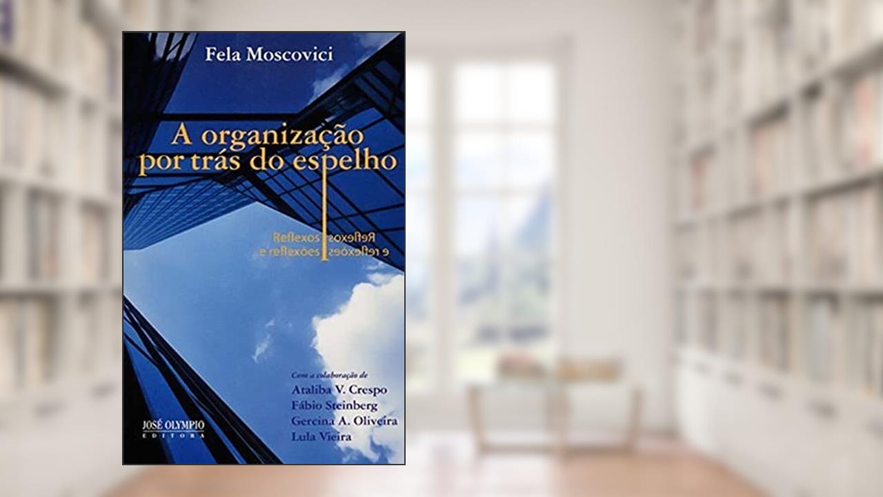 Capa de A organização por trás do espelho: Reflexos e reflexões: Reflexos e reflexões, do autor Fela Moscovici