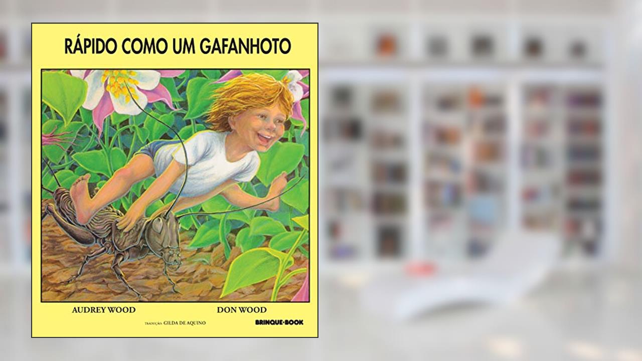 Capa de Rápido como um gafanhoto, do autor Audrey Wood