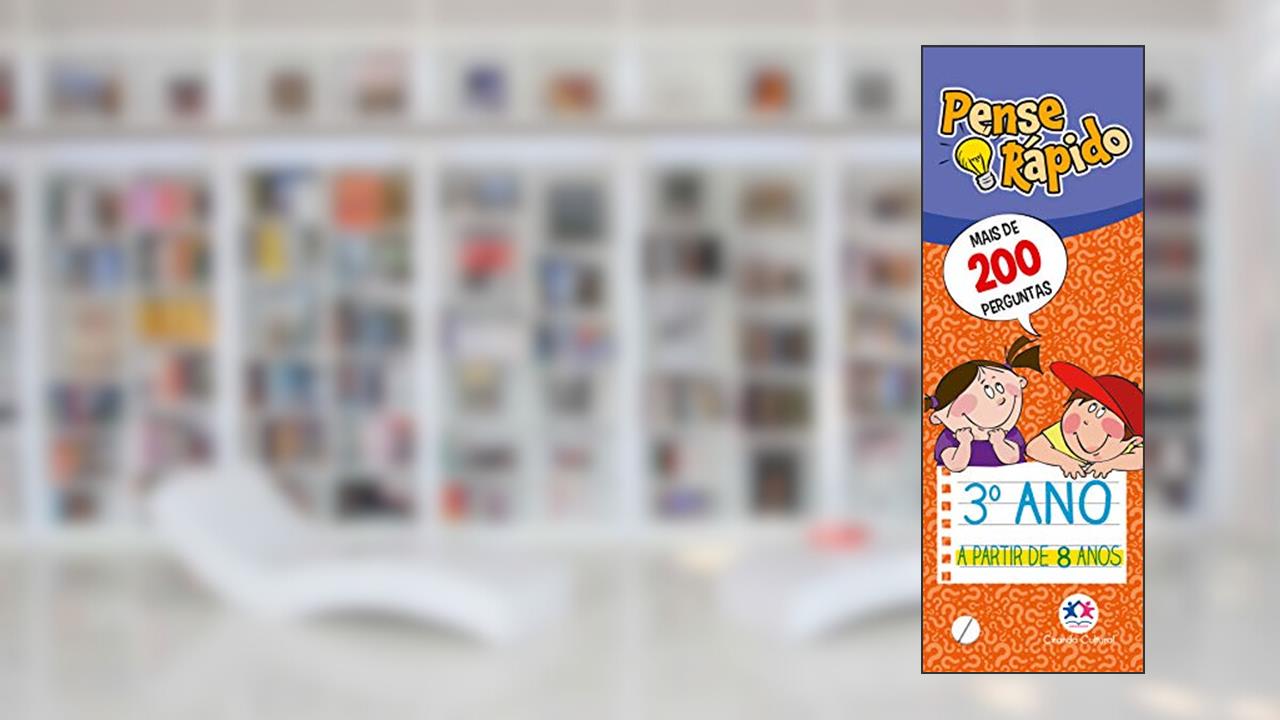 Capa de Pense rápido: 3º ano, do autor Ciranda Cultural