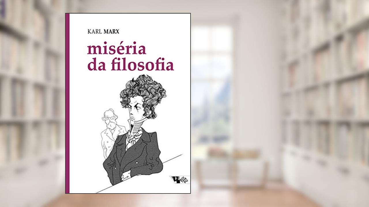Capa de Miséria da Filosofia, do autor Karl Marx