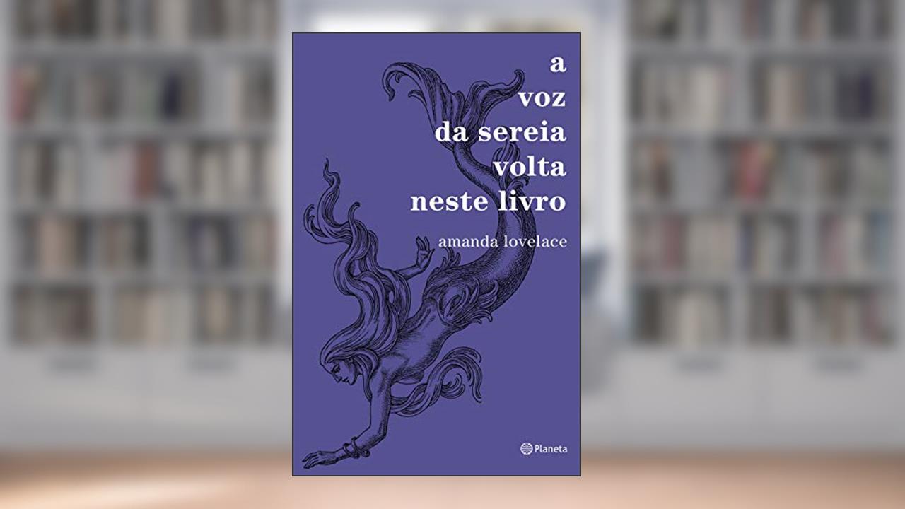 Capa de A voz da sereia volta neste livro: (Poesia Urbana), do autor Amanda Lovelace