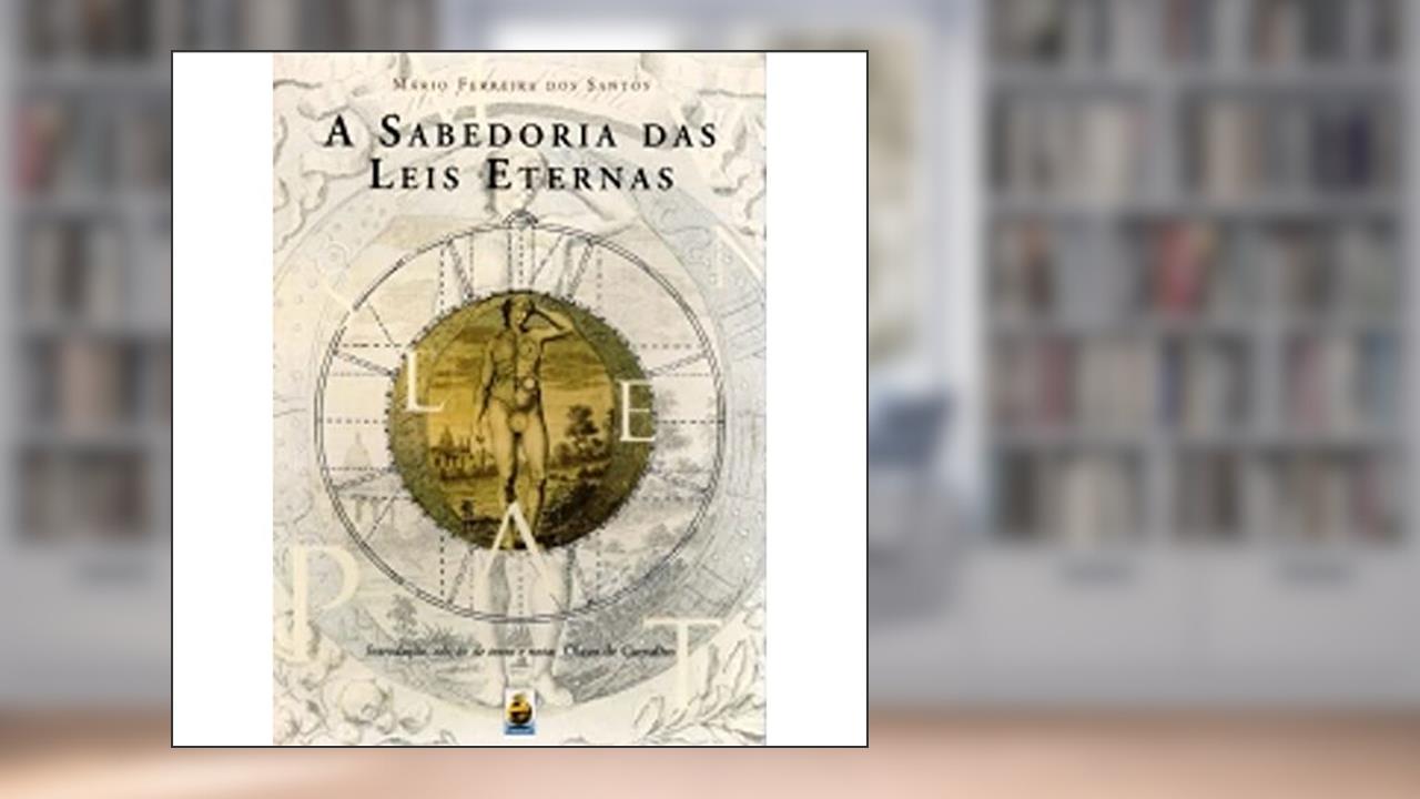 Capa de A Sabedoria Das Leis Eternas, do autor Mario Ferreira dos Santos