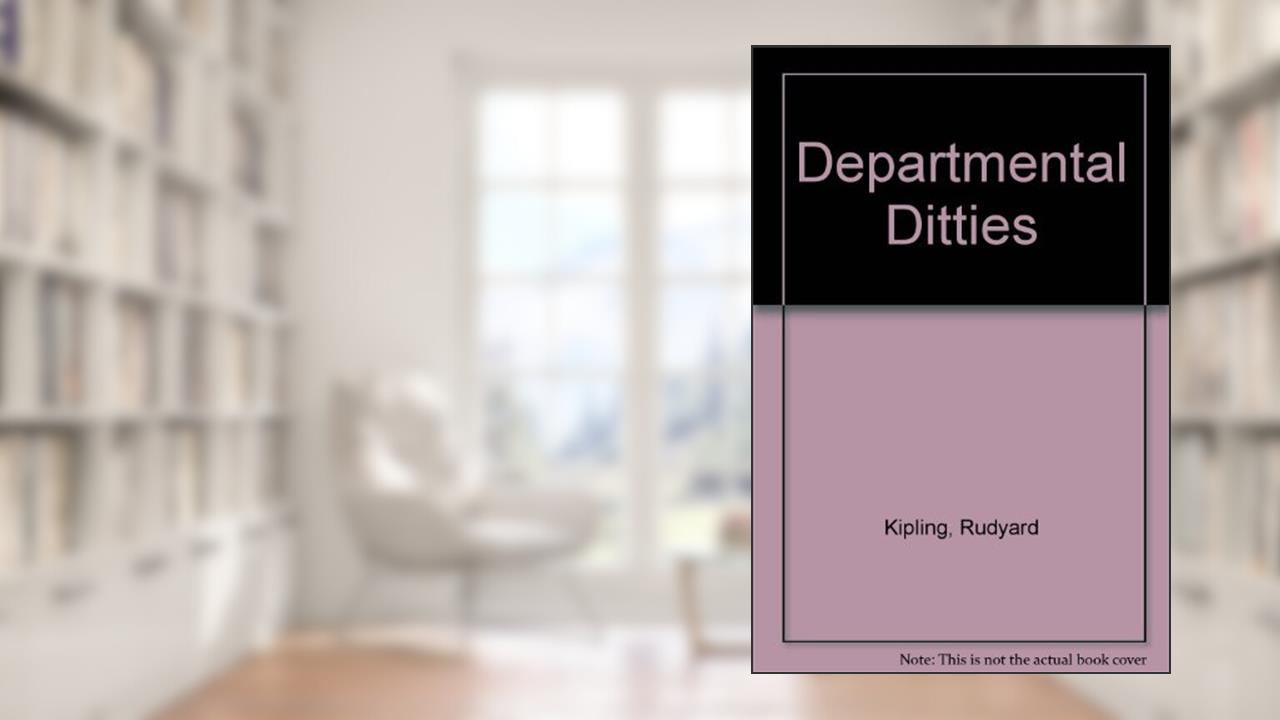 Capa de Departmental Ditties, do autor Rudyard Kipling