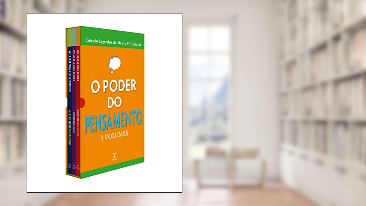 Box O poder do pensamento, do autor Willian George Jordan; William Walker Atkinson