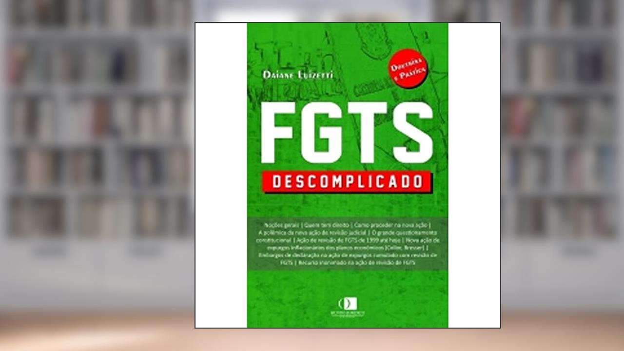 Capa de Fgts Descomplicado, do autor Daiane Luizettii