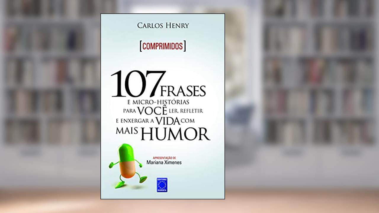 Capa de Comprimidos, do autor Carlos Henry