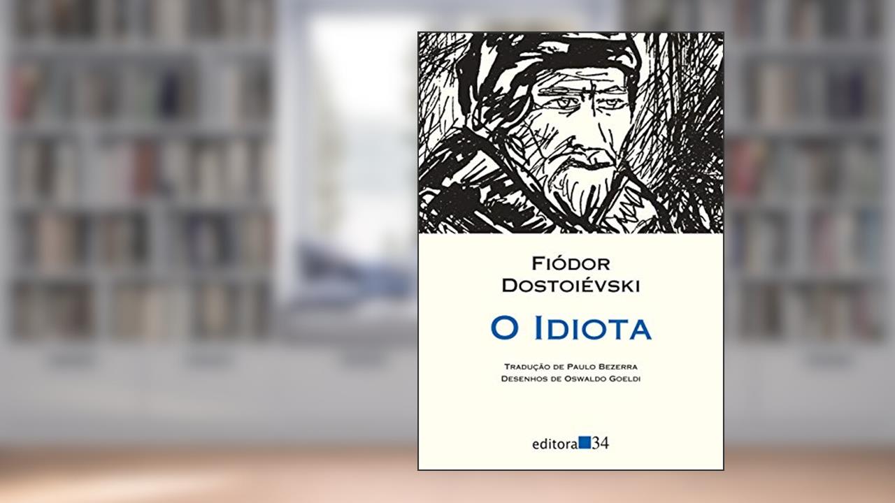 Capa de O idiota, de Fiódor Dostoiévski