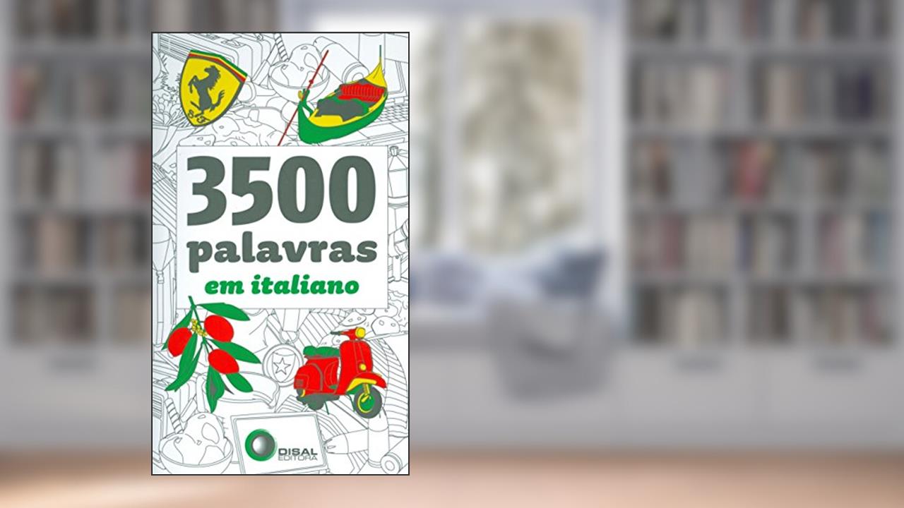 Capa de 3500 Palavras em Italiano, do autor Thierry Belhassen