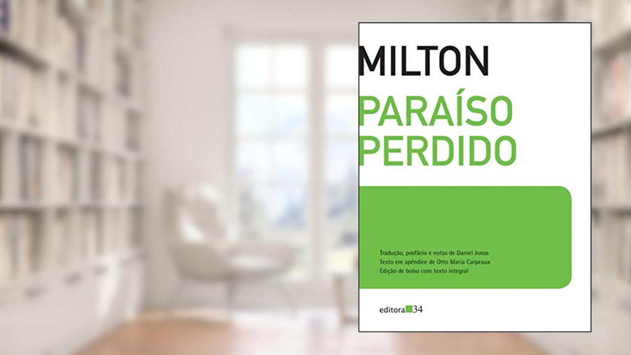 Capa de Paraíso perdido (edição de bolso com texto integral), do autor John Milton