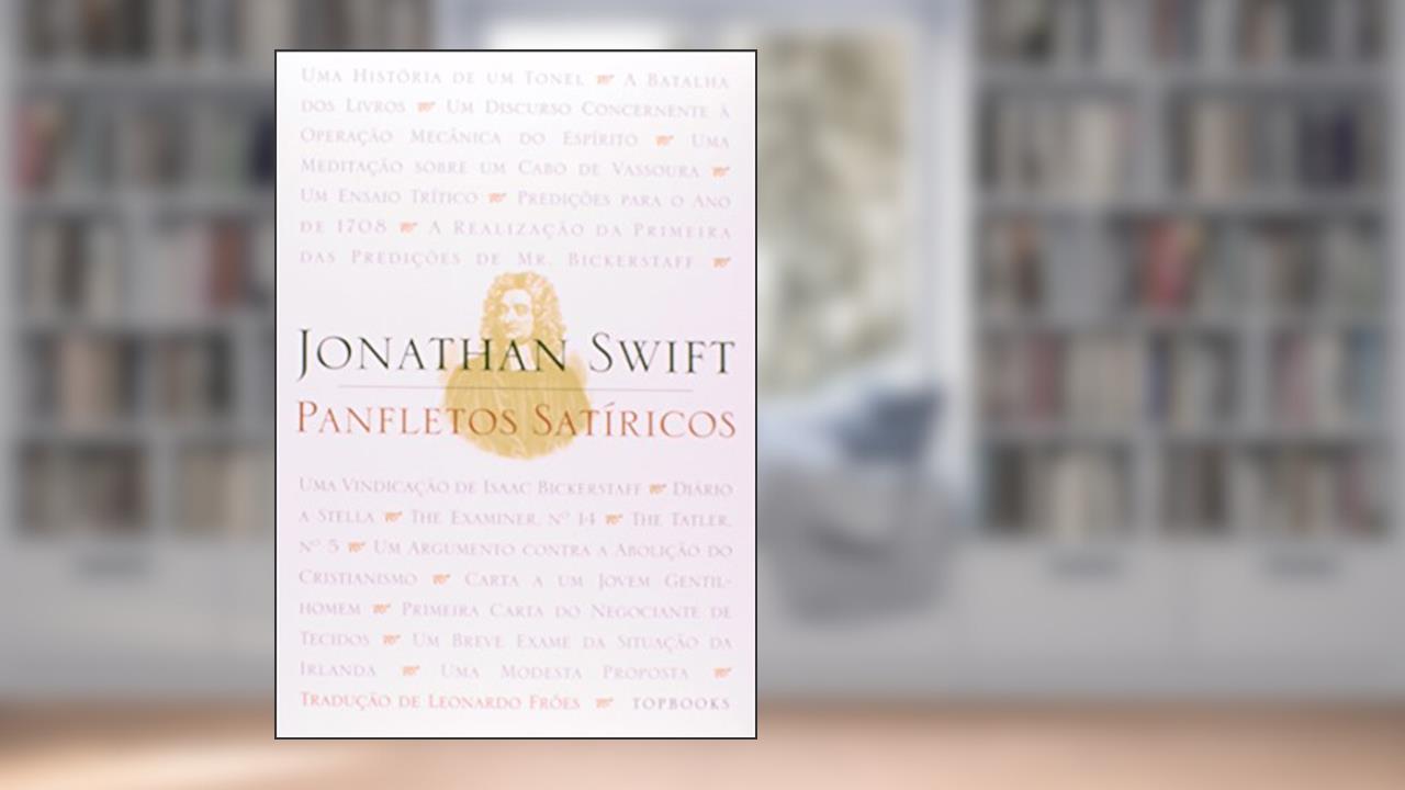 Capa de Panfletos Satiricos, do autor Jonathan Swift