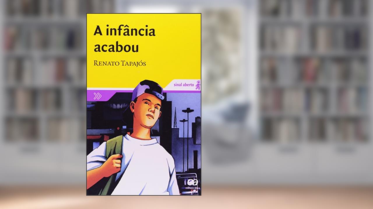 Capa de A infância acabou, do autor Renato Tapajós