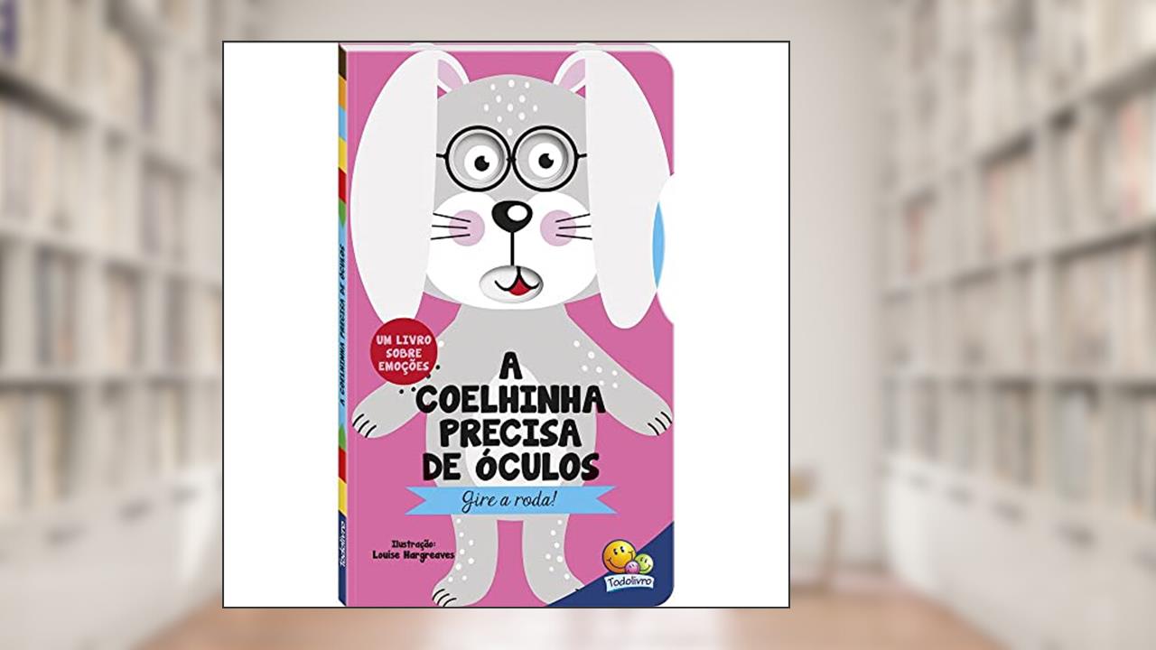 Gire o Disco! Um livro sobre Emoções: Coelhinha, do autor Tulip Books