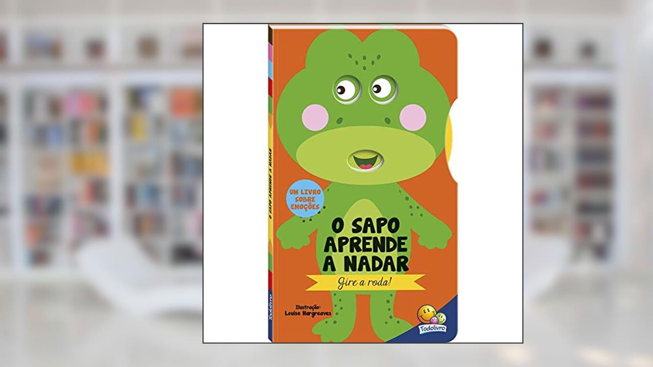 Gire o Disco! Um livro sobre Emoções: Sapo, do autor Tulip Books