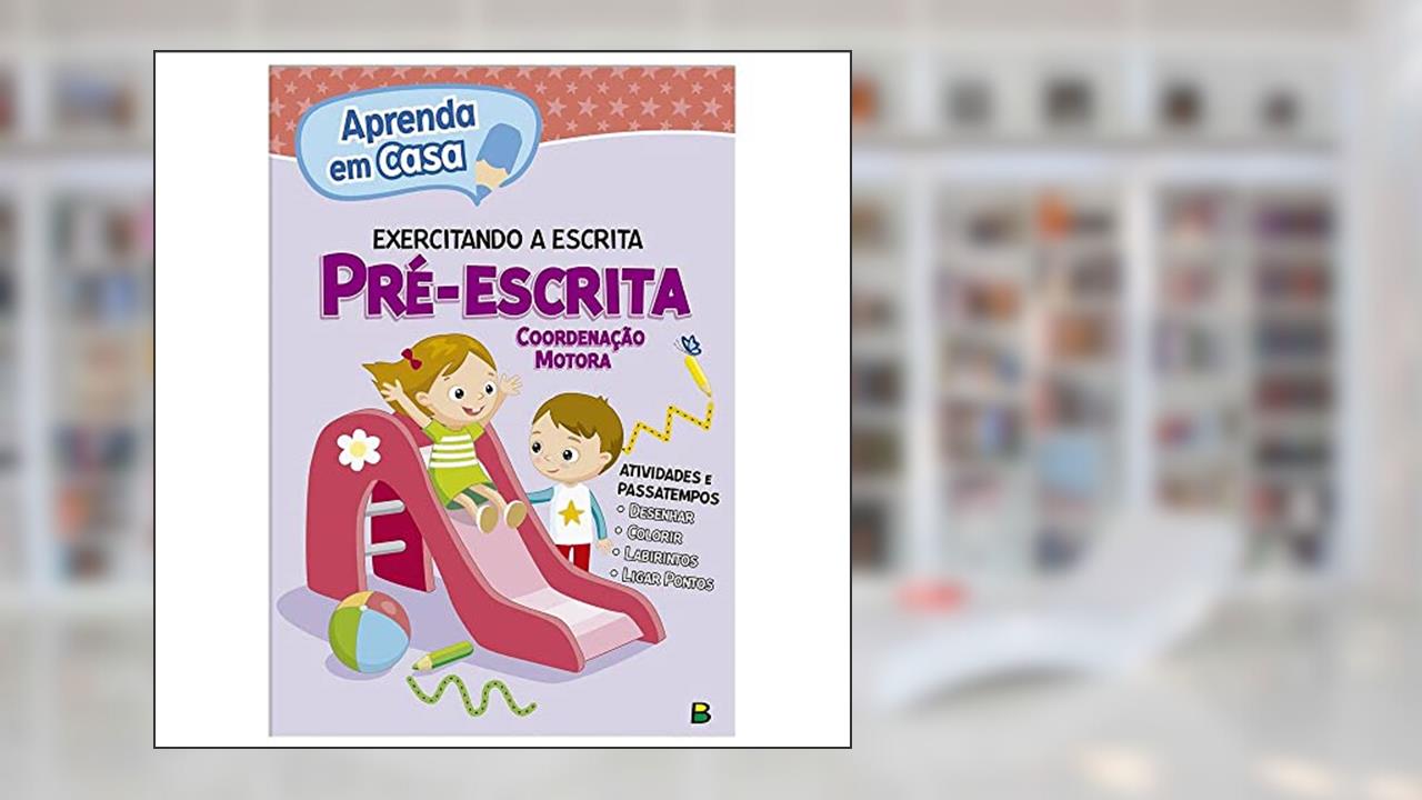 Capa de Pré-Escrita - Coleção Aprenda em Casa, do autor Vários Autores