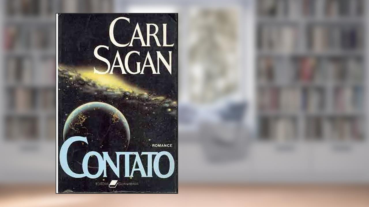 Capa de Contato 2ª Edição, de Carl Sagan