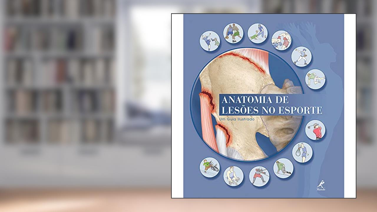 Capa de Anatomia de lesões no esporte, do autor Mark Hutchinson