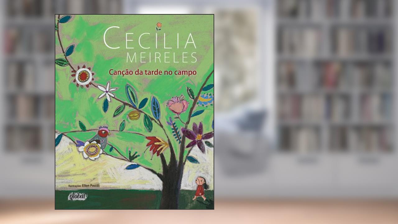 Capa de Canção da tarde no campo, do autor Cecília Meireles