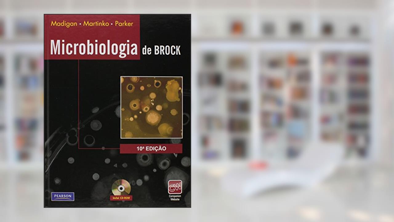 Capa de Microbiologia de Brock, do autor Michael T. Madigan; John M. Martinko; Jack Parker