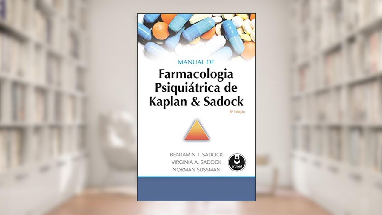Capa de Manual de Farmacologia Psiquiátrica de Kaplan & Sadock, do autor Benjamin Sadock; Virginia Sadock; Norman Sussman