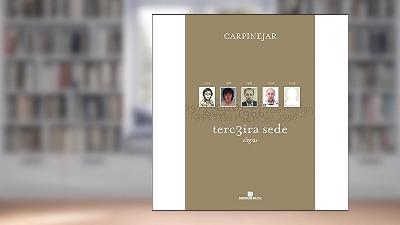 Capa de Terceira sede, do autor Carpinejar