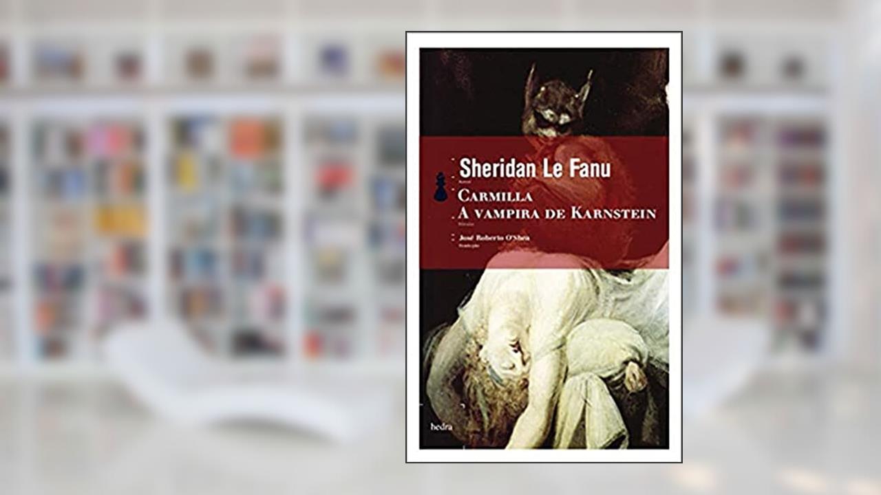 Capa de Carmilla, a vampira de Karnstein, do autor Sheridan Le Fanu
